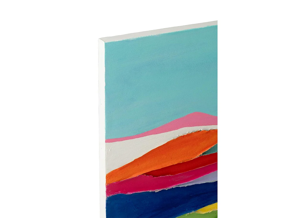 Toile Déco "Waves" 82x122cm Multicolore
