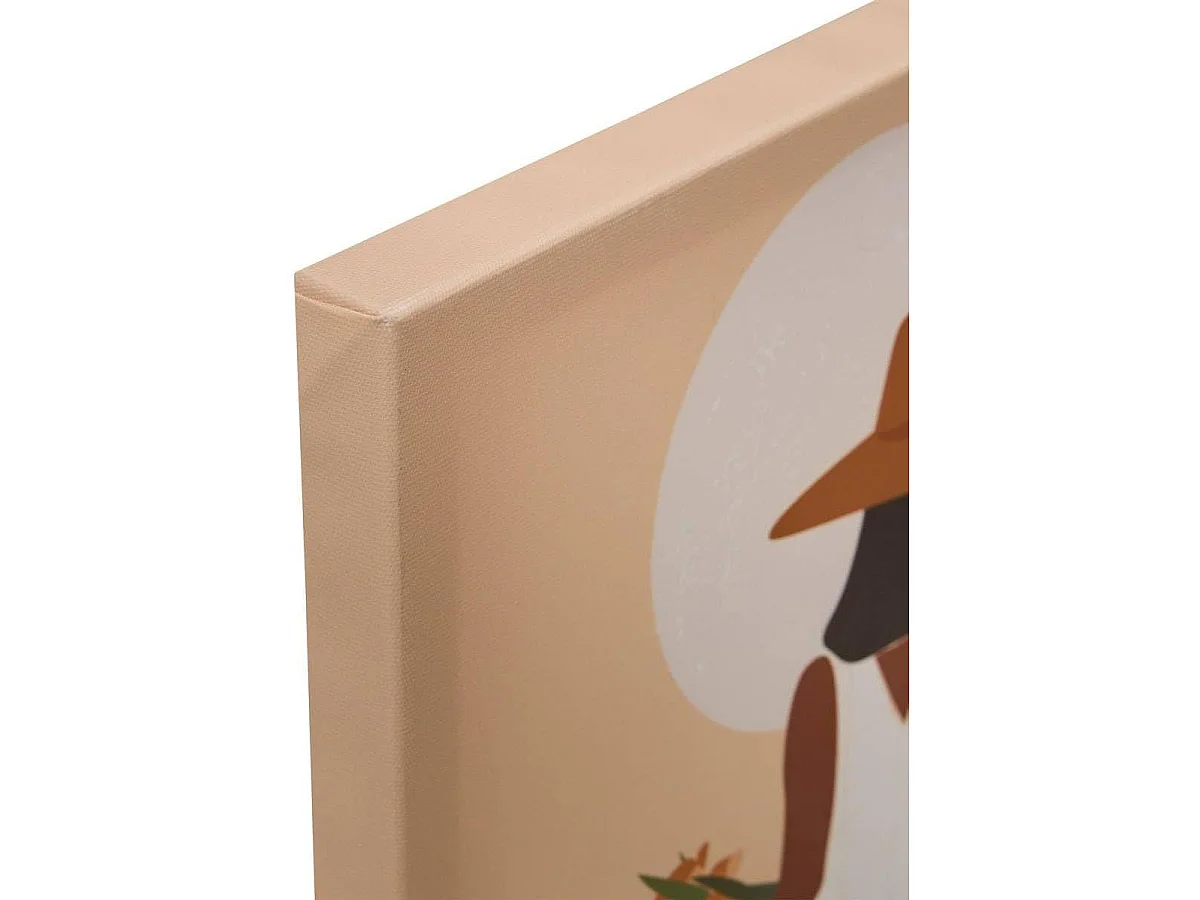 Lot de 5 Toiles Imprimées "Cynthia" 25x25cm Femme