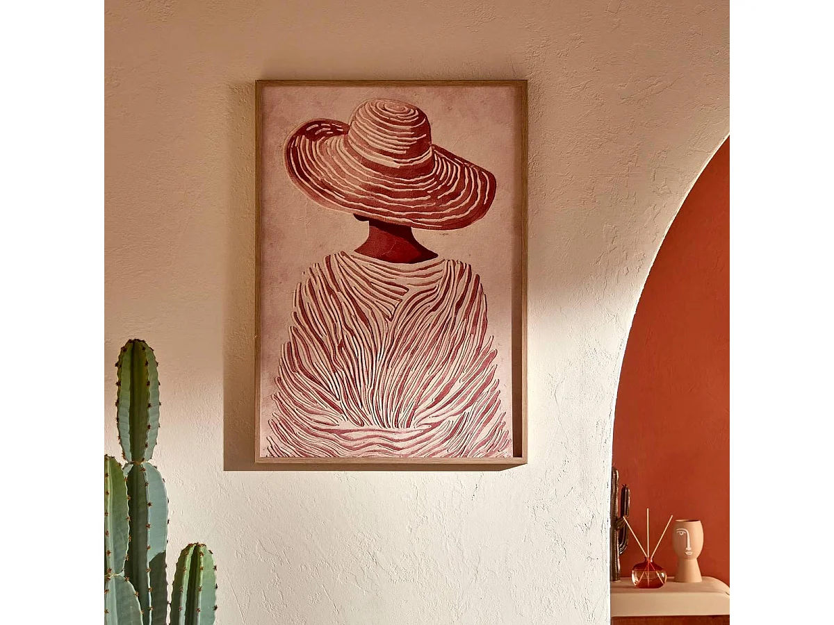Toile Murale Imprimé 3D "Andrea" 50x70cm Multicolore