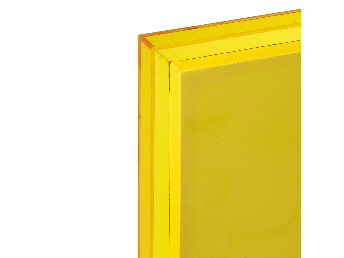 Toile Murale Déco "Moderne" 60x80cm Jaune Fluo