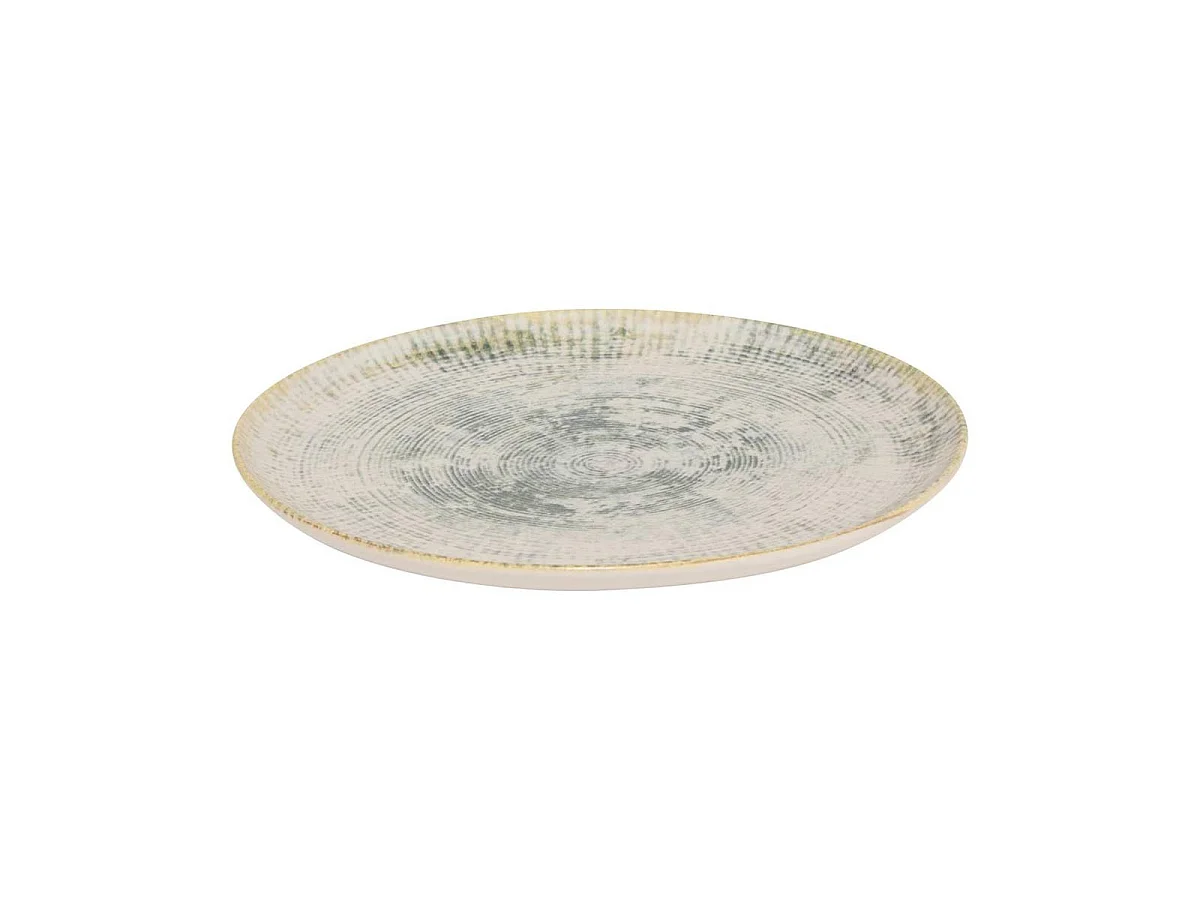 Lot de 6 Assiettes à Dessert "Ariane" 20cm Vert