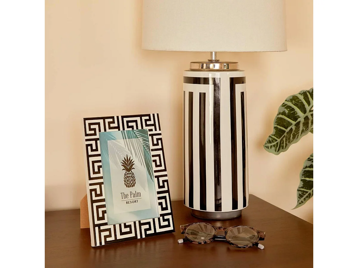 Cadre Photo Déco "The Palm Resort" 13x18cm Noir & Blanc
