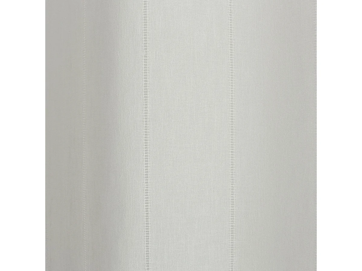 Rideau Voilage Effet Lin "Elena" 140x240cm Ivoire