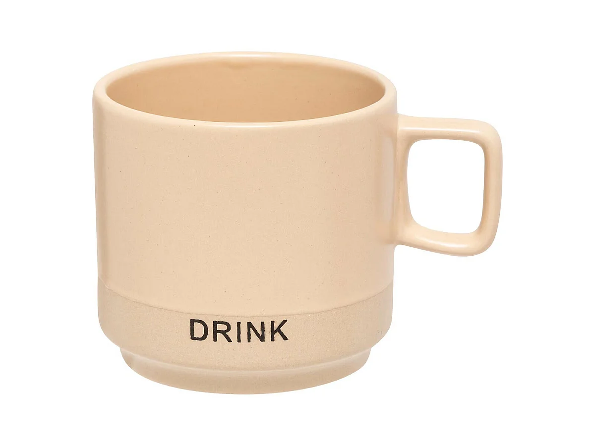 Lot de 4 Mugs sur Rack "Luca" 24cl Multicolore