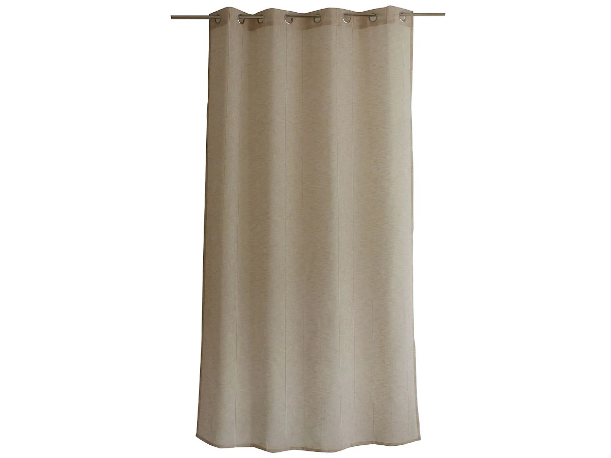 Rideau Voilage Effet Lin "Elena" 140x240cm Lin