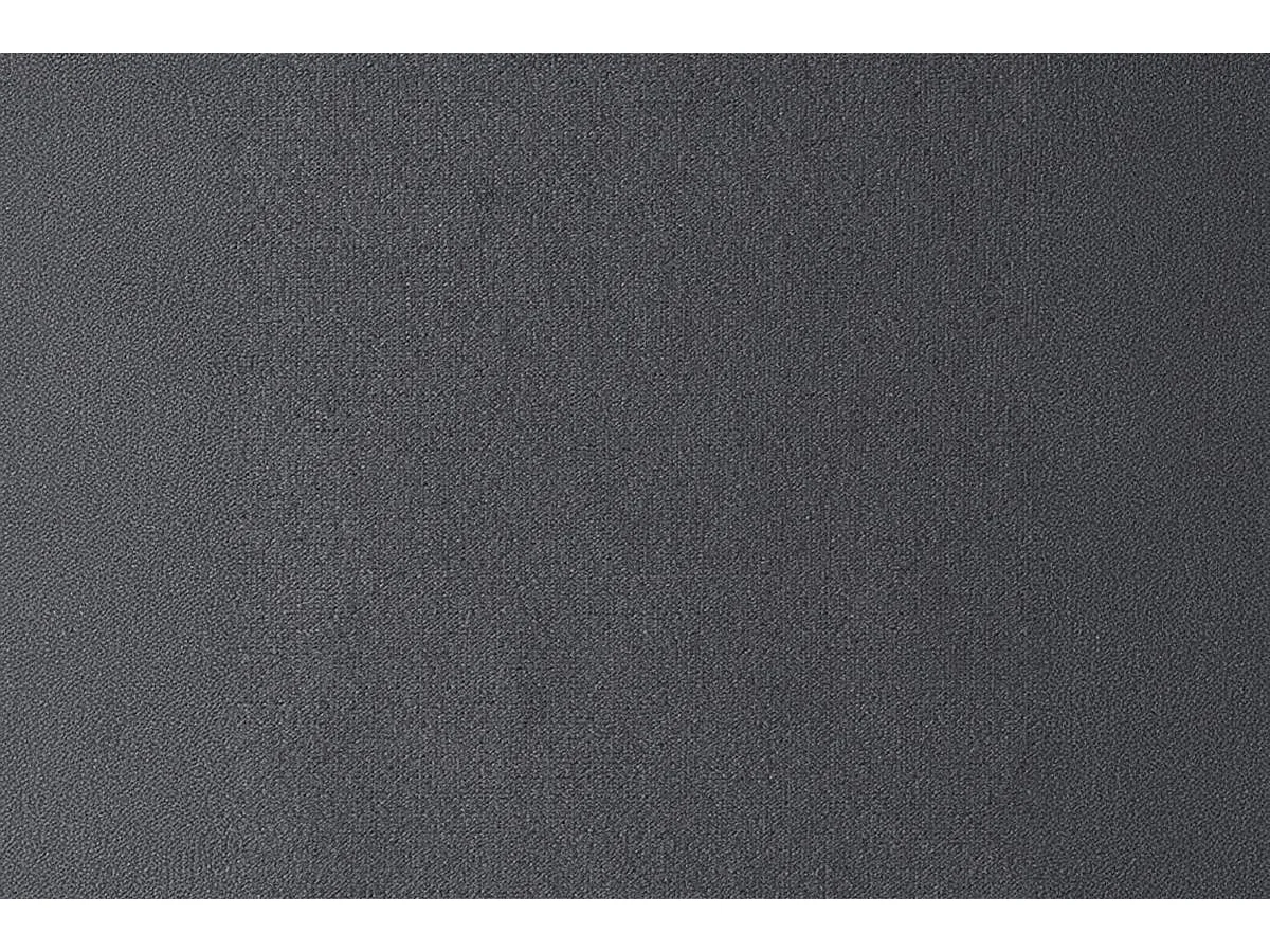 Lit 140x200cm avec tête de lit capitonnée velours et sommier tapissier gris anthracite - Hauteur totale : 29cm