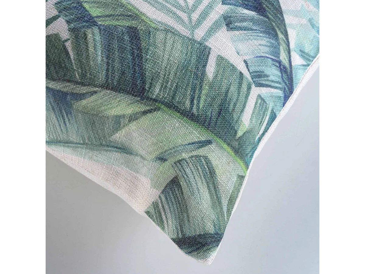 Coussin Déco Imprimé "Native" 45x45cm Vert