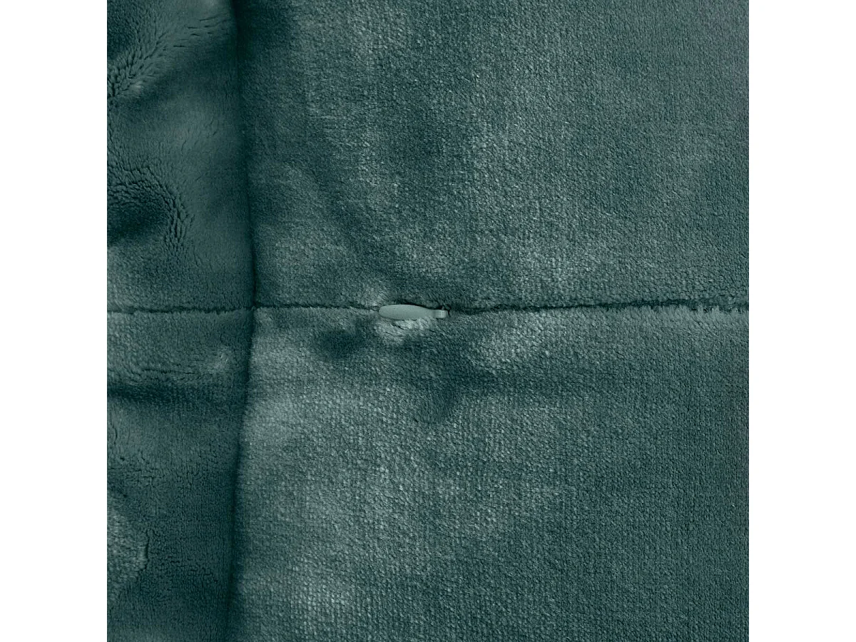 Coussin Déco Flanelle "Cuddly" 53x53cm Bleu Givré