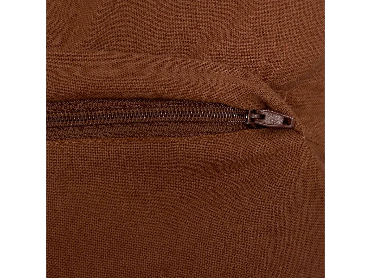 Coussin Déco "Mira" 55x55cm Terracotta