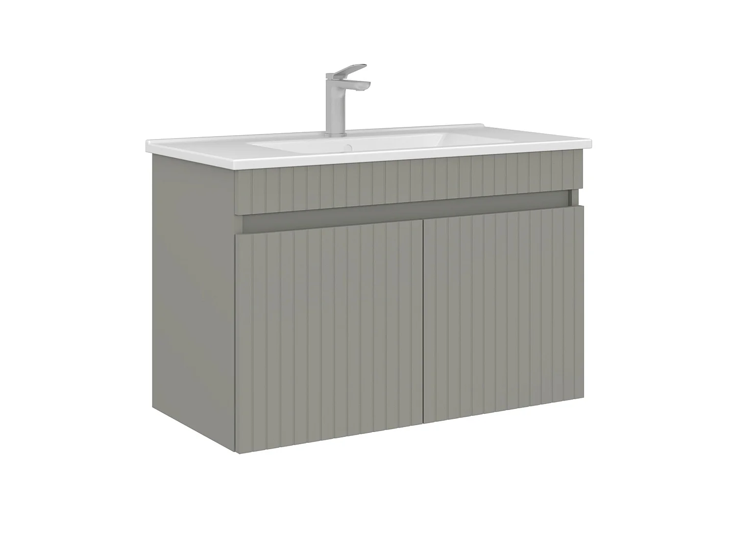 Wastafelmeubel "Tivoli 85" - 85 x 45 x 57 cm - Matte Cashmere