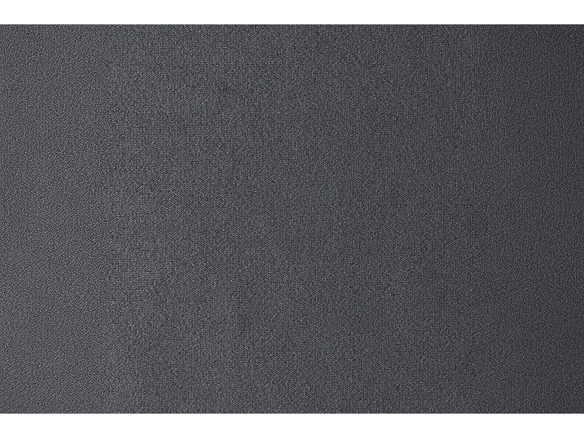 Lit coffre 200x200cm avec tête de lit tapissier Velours Gris anthracite - Hauteur totale : 39cm