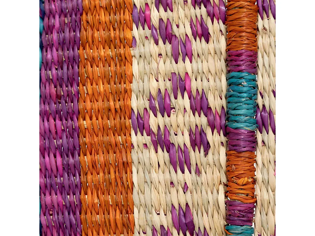 Déco Murale Éventail "Yucatan" 45cm Multicolore