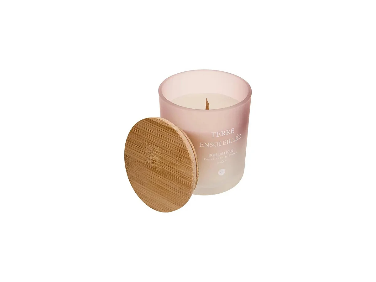 Bougie Parfumée en Verre "Sana" 255g Terre Ensoleillée