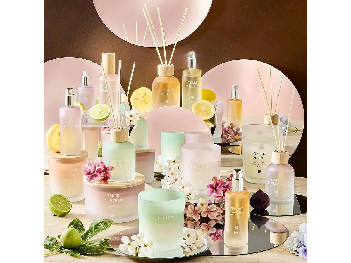 Bougie Parfumée en Verre "Sana" 255g Terre Acidulée