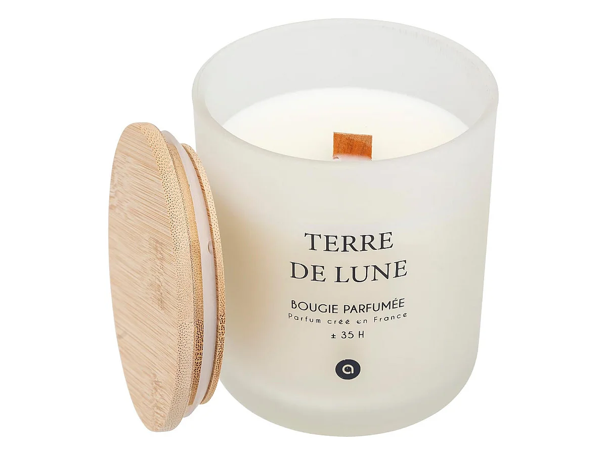 Bougie Parfumée en Verre "Sana" 255g Terre de Lune