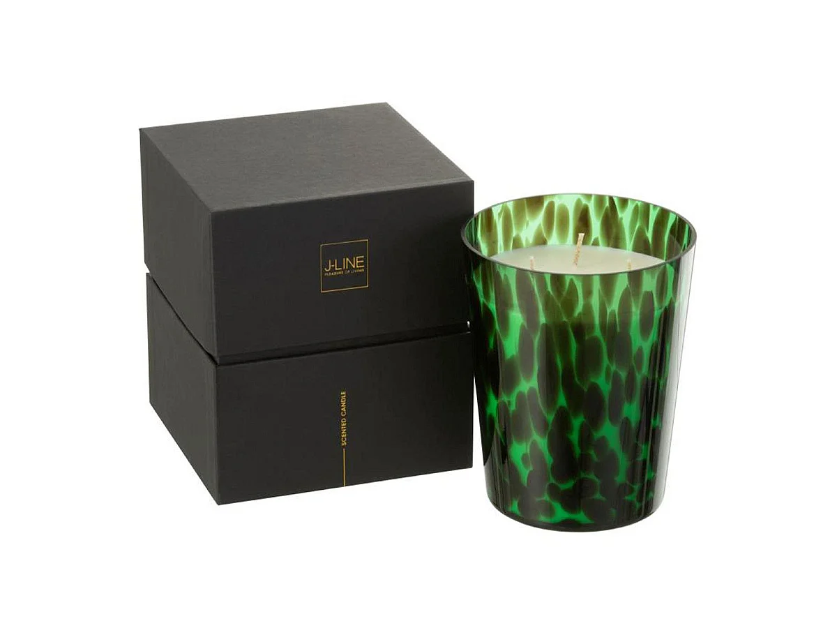Bougie Parfumée "Noa" 16cm Bois de Santal Vert