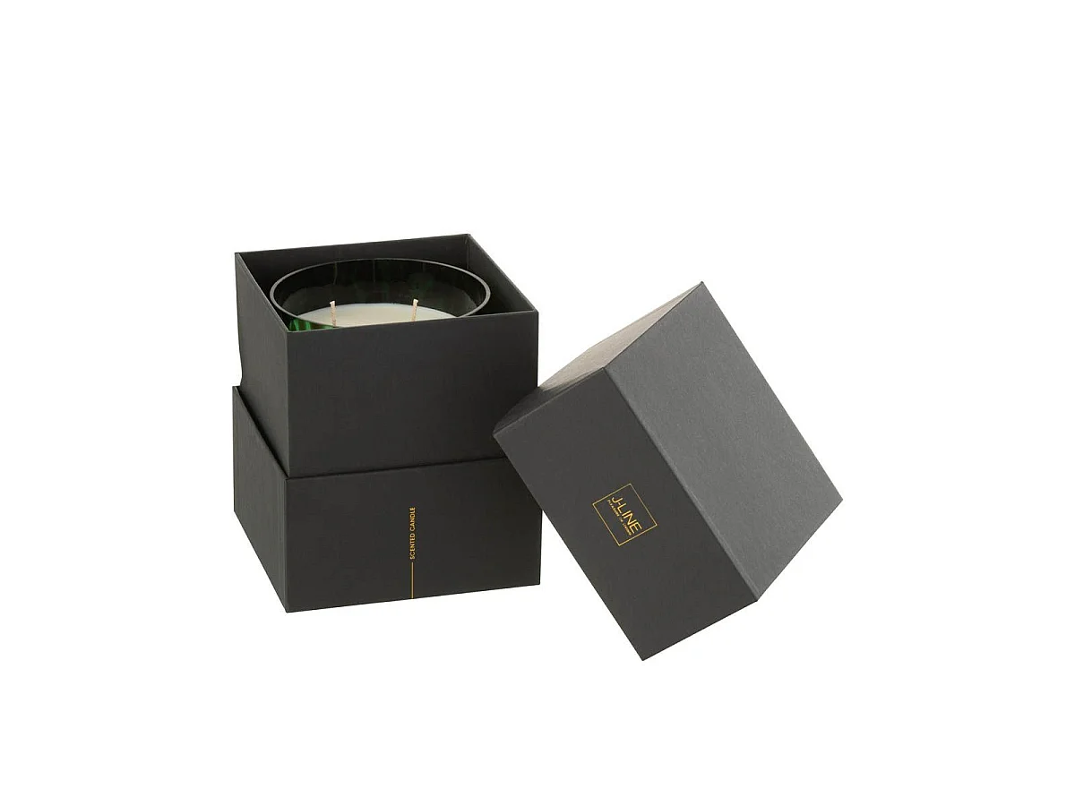 Bougie Parfumée "Noa" 16cm Bois de Santal Vert