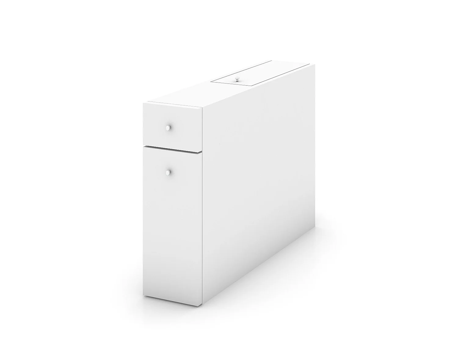 Meuble de salle de bain en bois "Smart" - 20 x 60 x 55 cm - Blanc