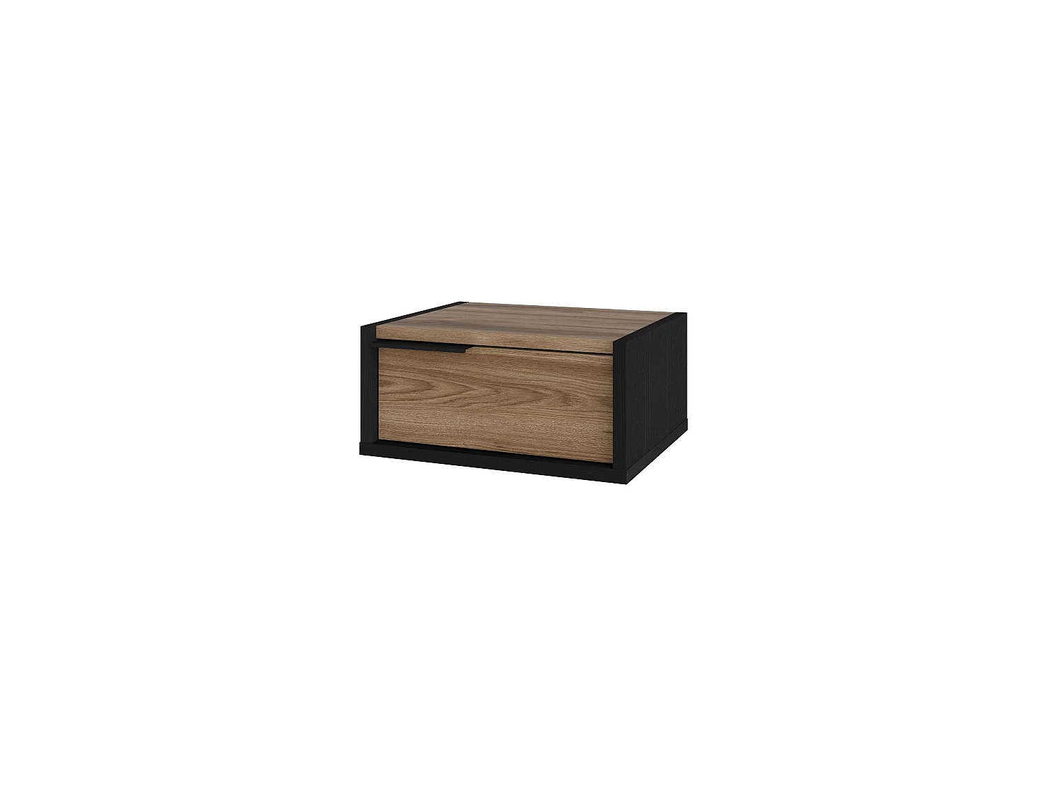 Table de chevet en bois "Eco" - 40 x 30 x 19 cm - Marron