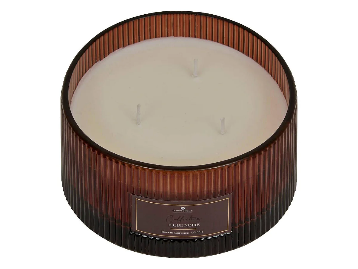 Bougie Parfumée en Verre "Albie" 635g Figue Noire