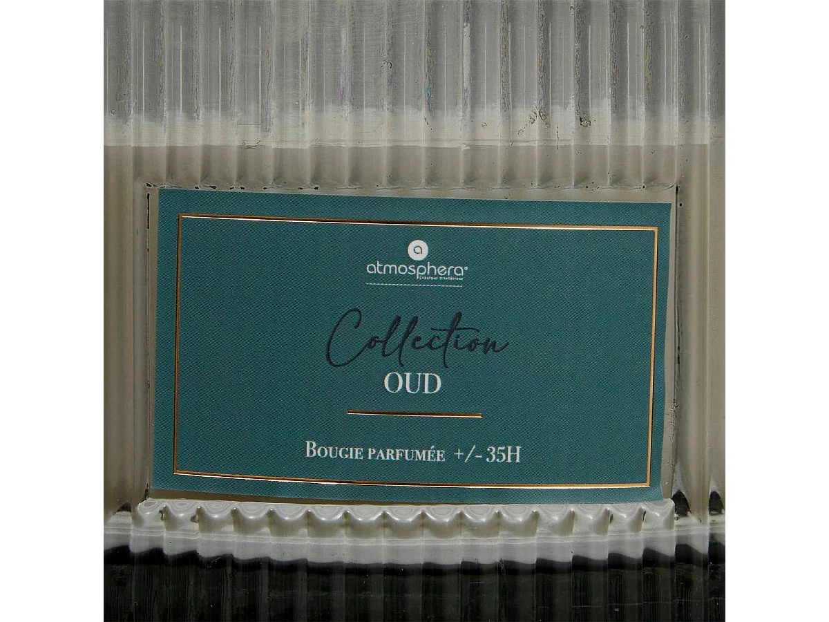 Bougie Parfumée en Verre "Albie" 635g Bois de Oud