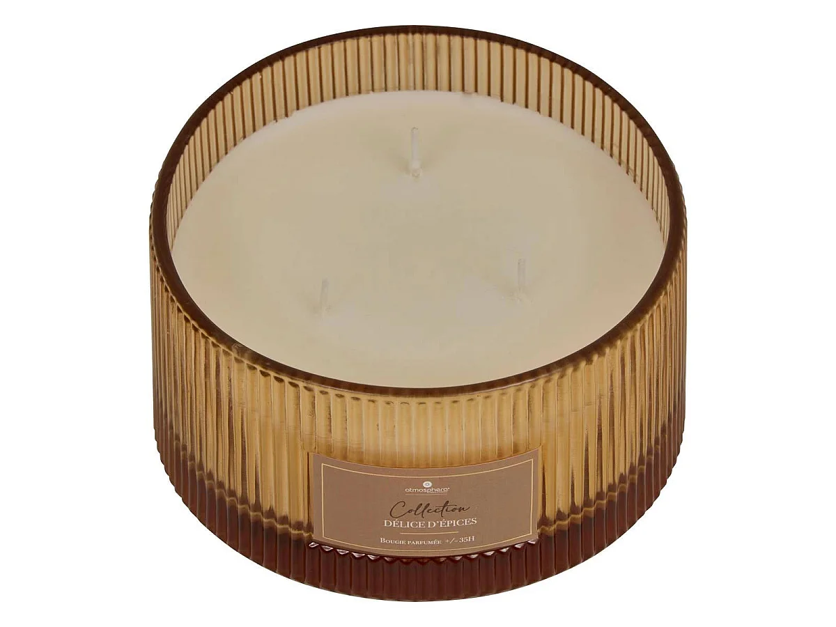 Bougie Parfumée en Verre "Albie" 635g Délice d'Épices