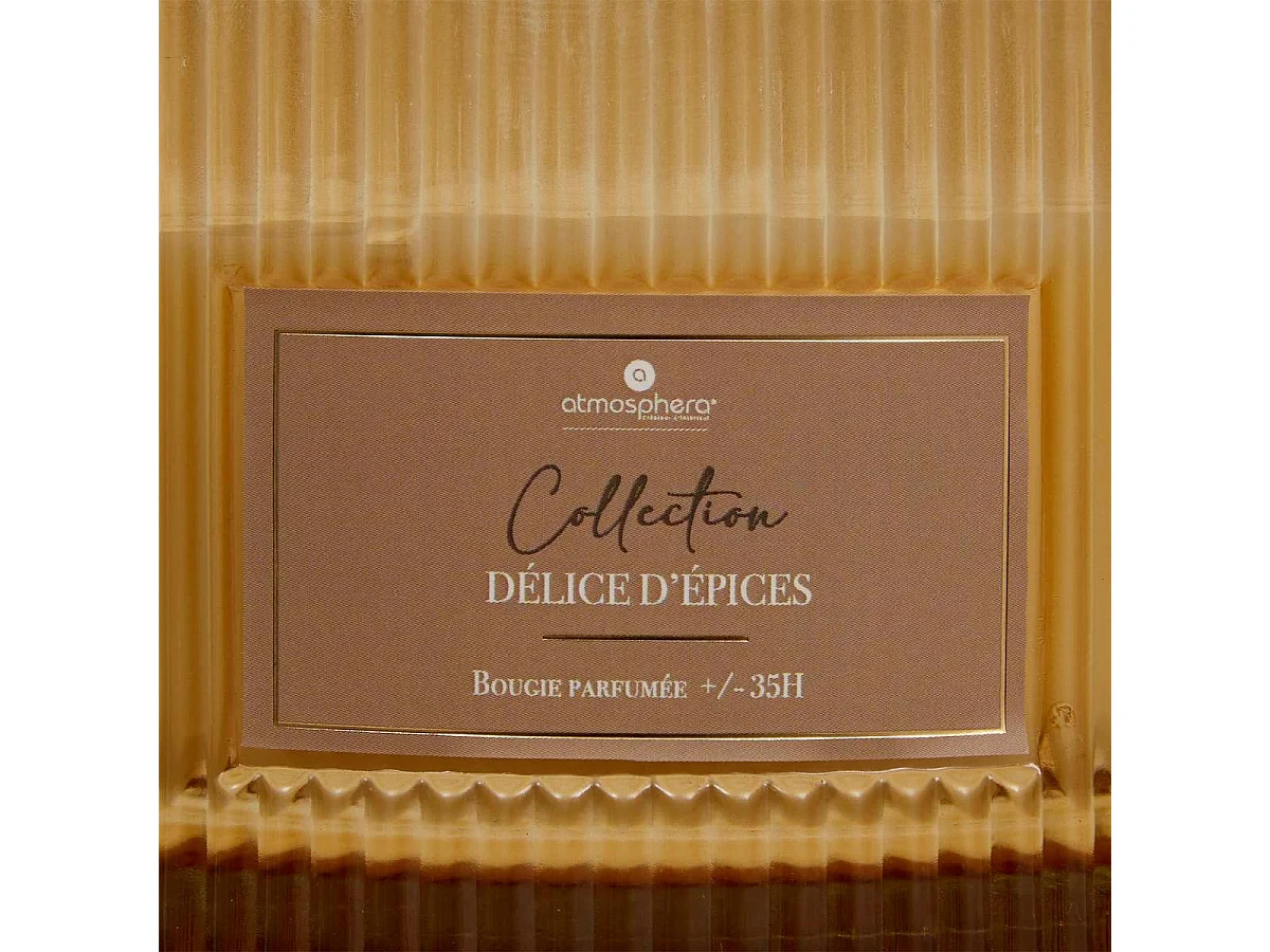 Bougie Parfumée en Verre "Albie" 635g Délice d'Épices