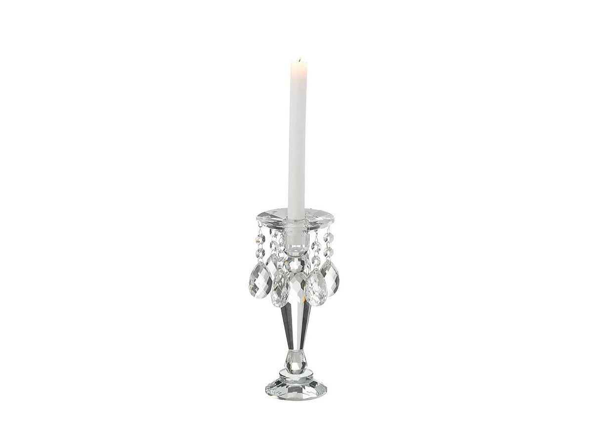 Chandelier Design en Cristal "Louise" 23cm Transparent