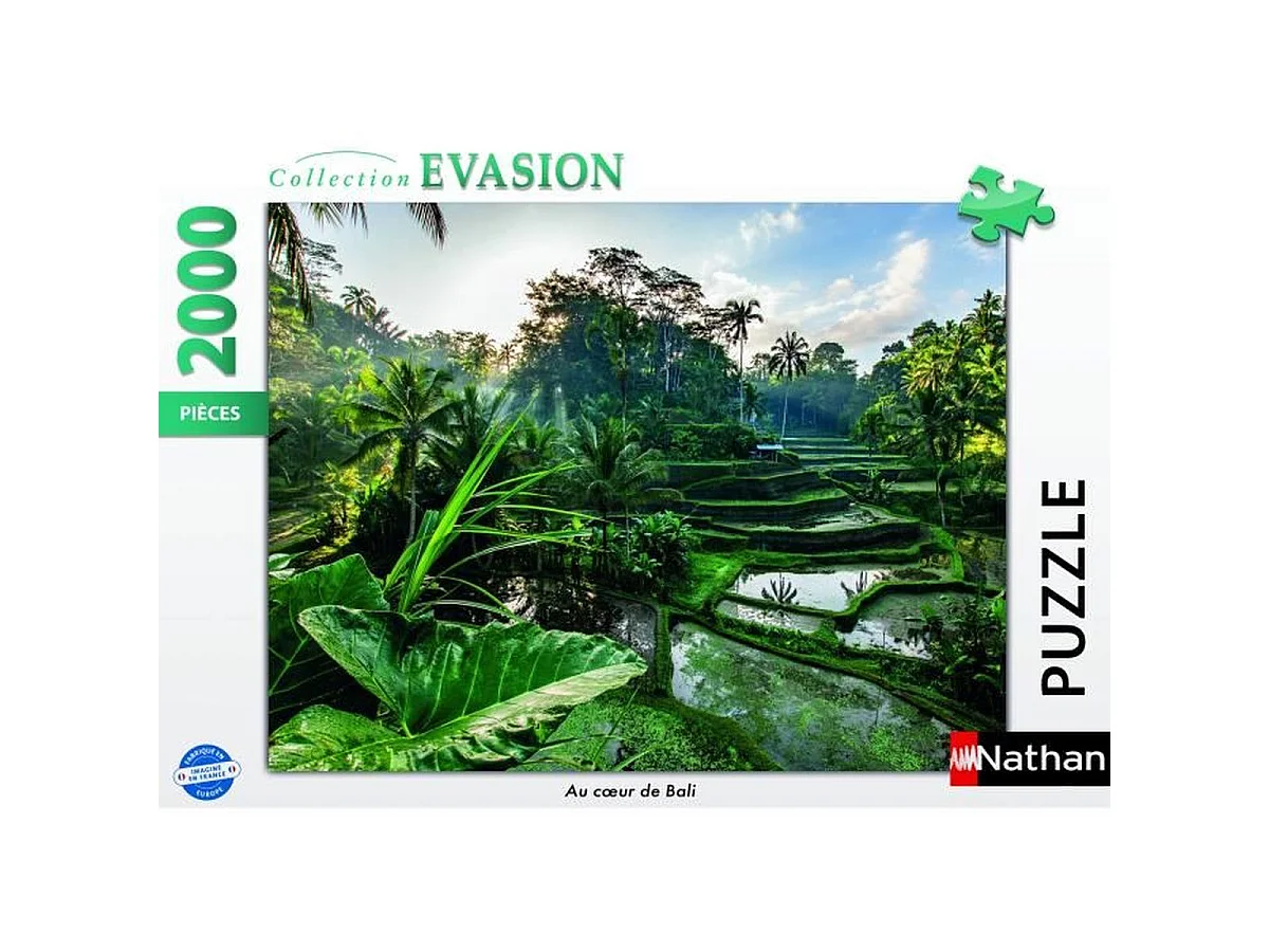 Nathan - Puzzle 2000 pièces "Au cœur de Bali" - 98 x 75 cm
