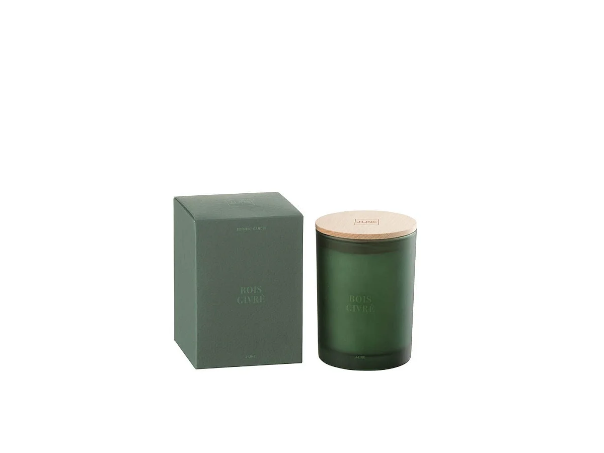 Bougie Parfumée "Accords Essentiels" 12cm Bois Givré