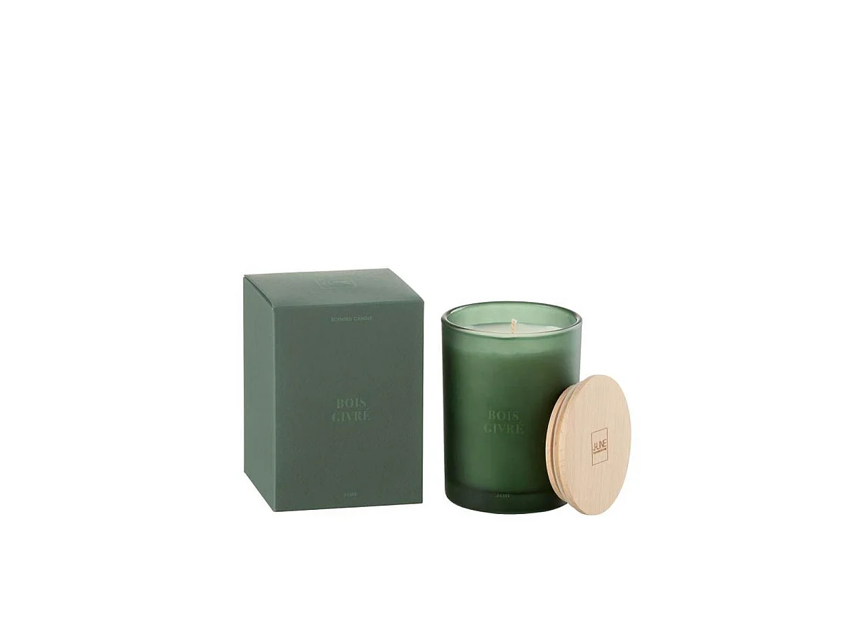Bougie Parfumée "Accords Essentiels" 12cm Bois Givré