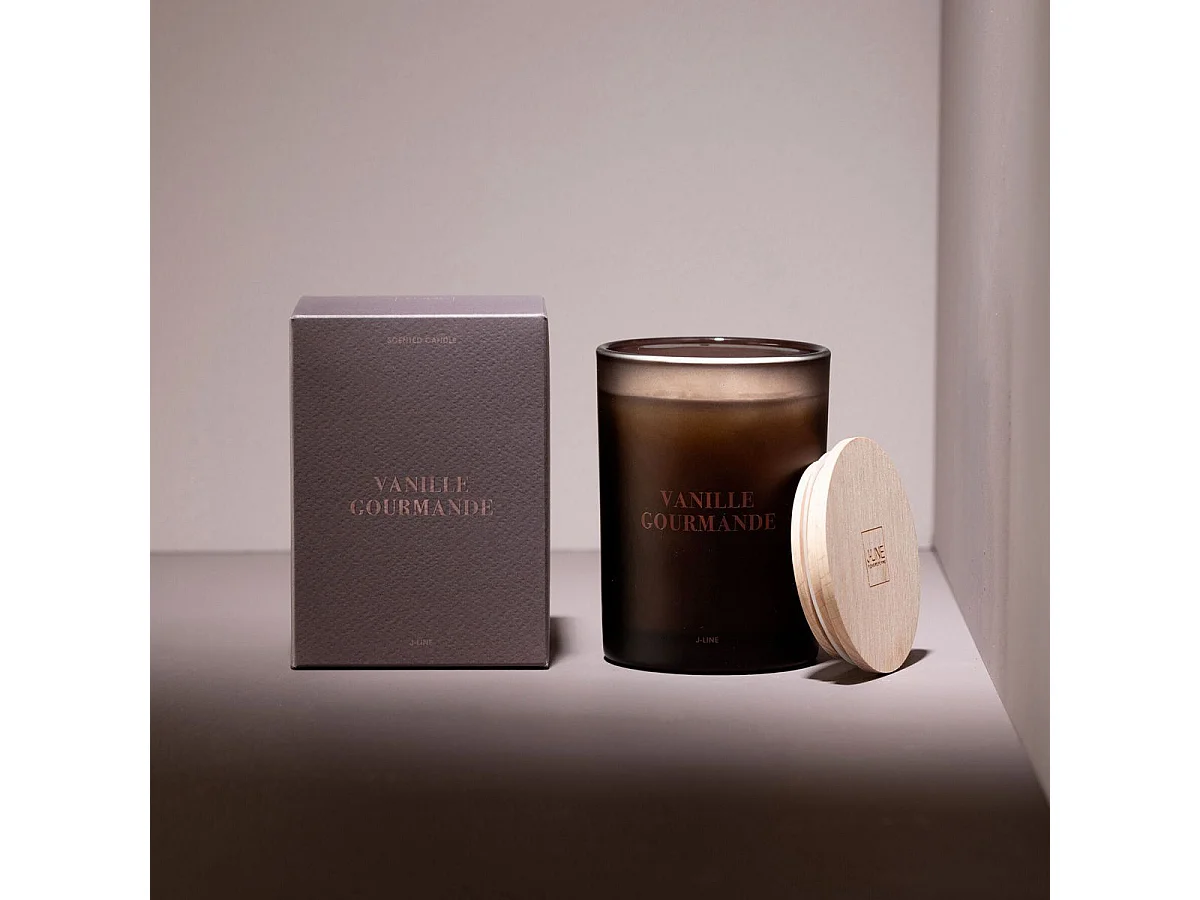 Bougie Parfumée "Accords Essentiels" 12cm Vanille Gourmande