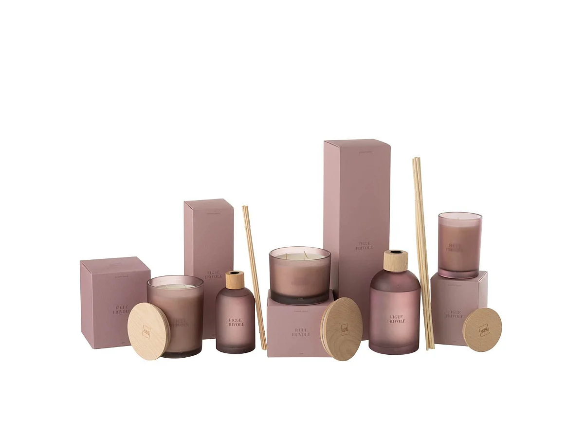 Bougie Parfumée "Accords Essentiels" 12cm Figue Frivole