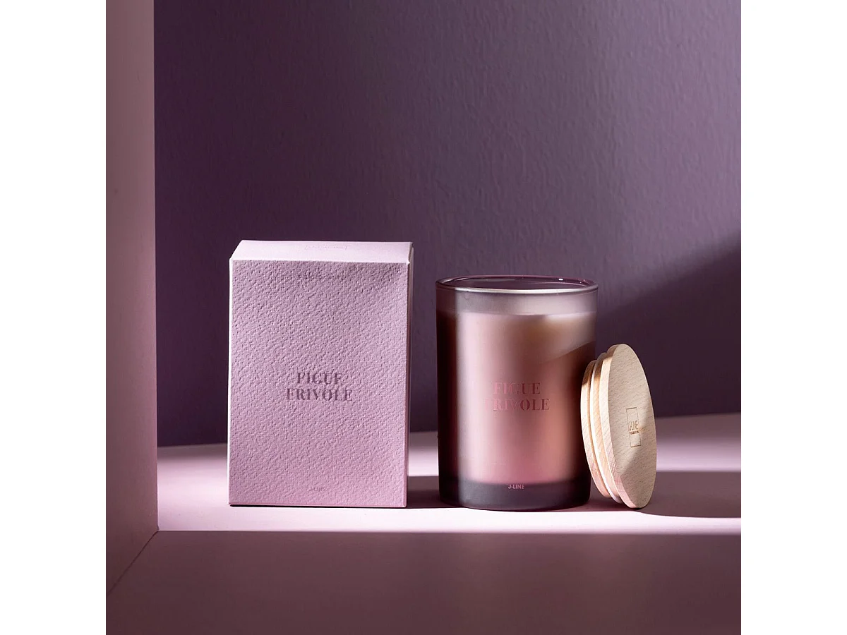 Bougie Parfumée "Accords Essentiels" 12cm Figue Frivole