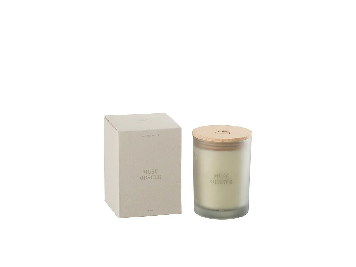 Bougie Parfumée "Accords Essentiels" 12cm Musc Obscur