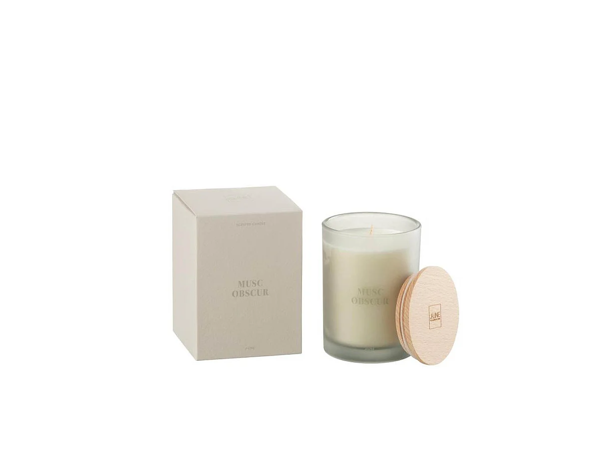 Bougie Parfumée "Accords Essentiels" 12cm Musc Obscur
