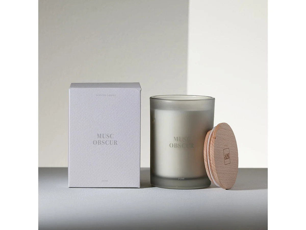 Bougie Parfumée "Accords Essentiels" 12cm Musc Obscur