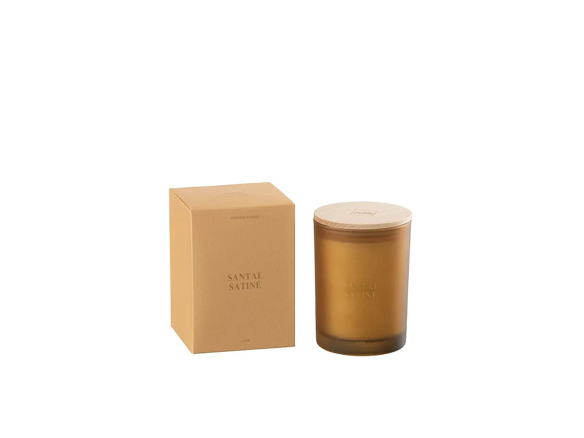 Bougie Parfumée "Accords Essentiels" 12cm Santal Satiné