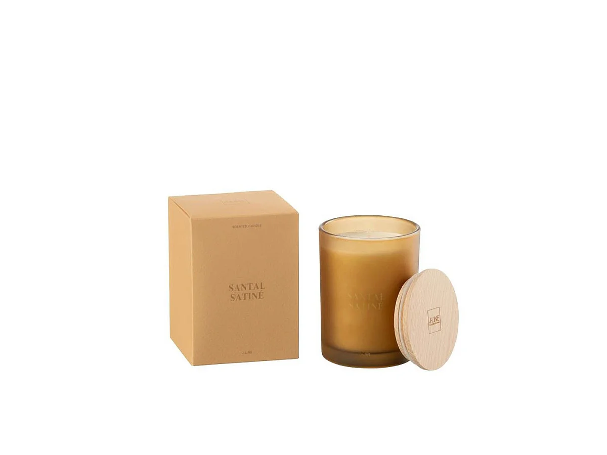 Bougie Parfumée "Accords Essentiels" 12cm Santal Satiné