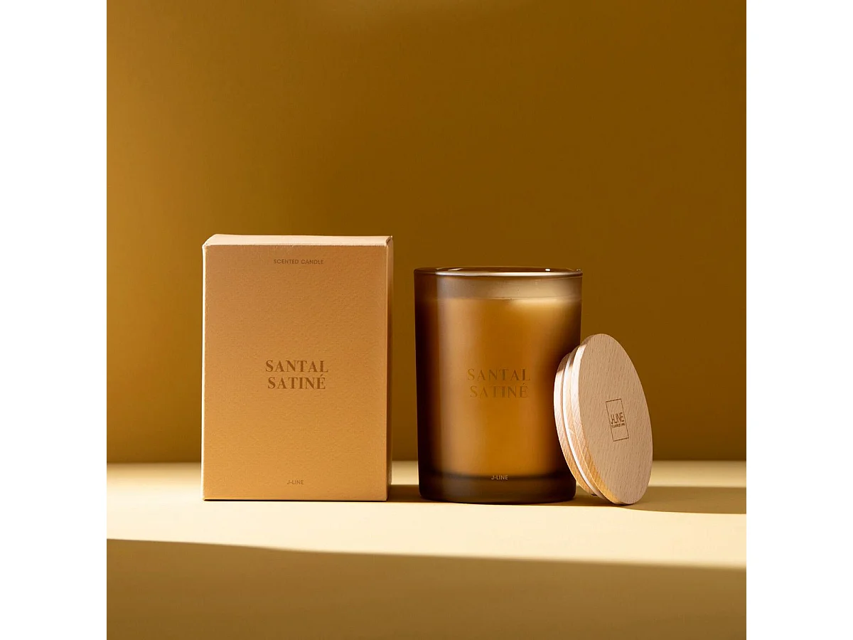 Bougie Parfumée "Accords Essentiels" 12cm Santal Satiné