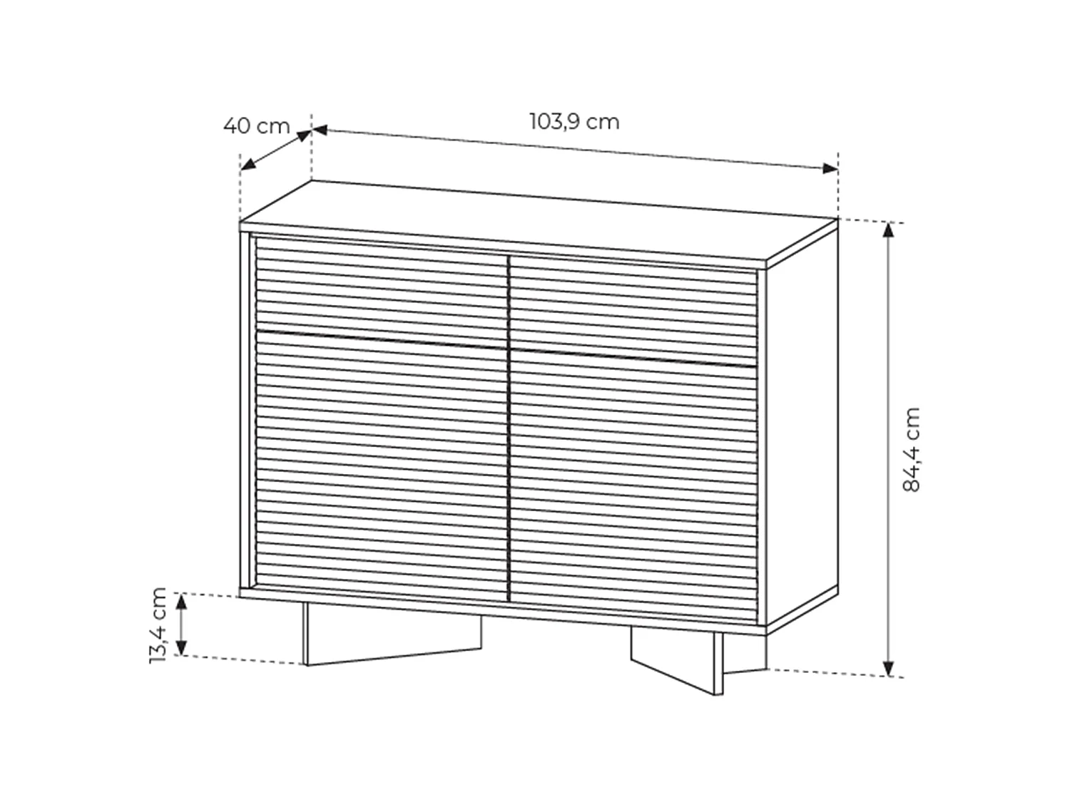 Dressoir, 103 cm – Semi
