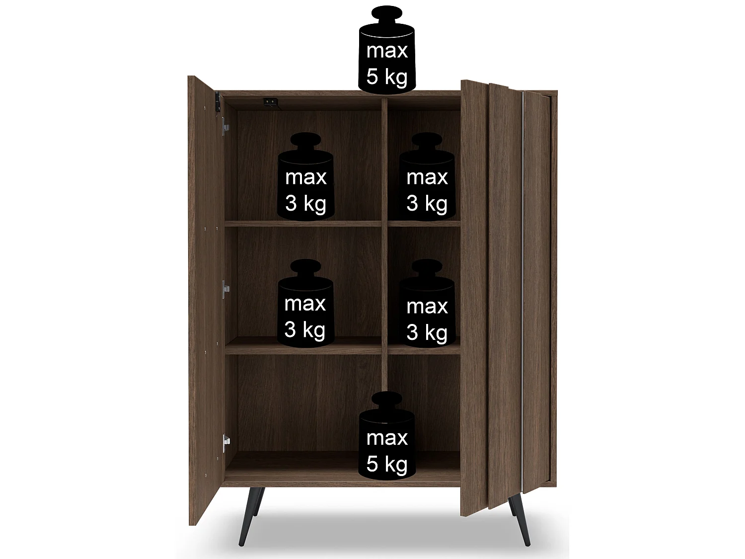 Commode - 93 cm - Chêne - Amaro
