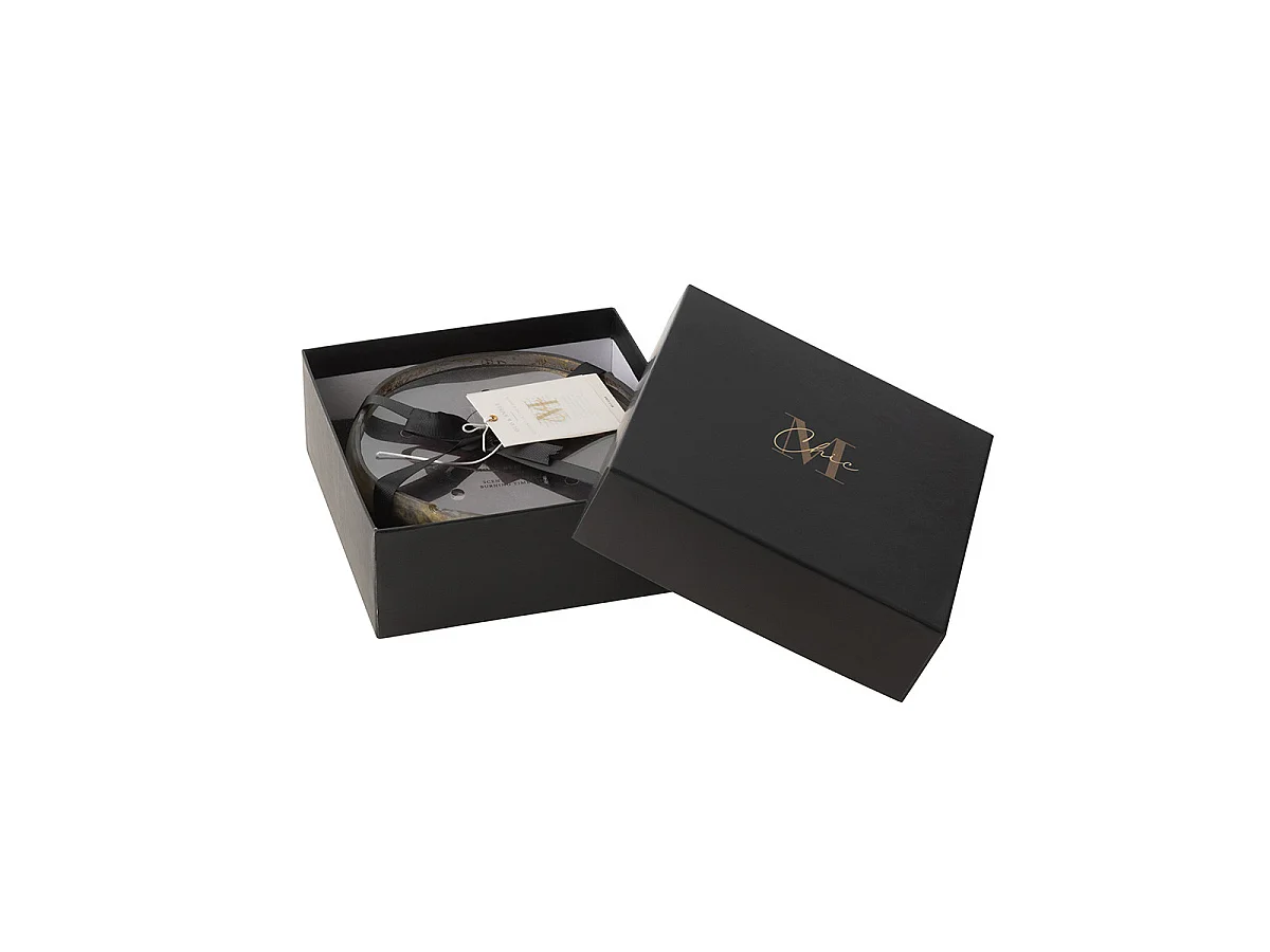 Bougie Parfumée Ronde "M-Chic" 19cm Oud & Amber