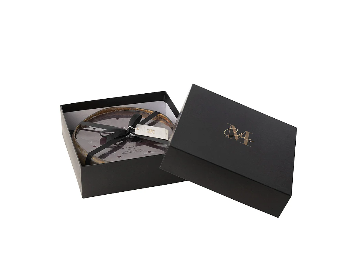 Bougie Parfumée Ronde "M-Chic" 29cm Oud & Amber