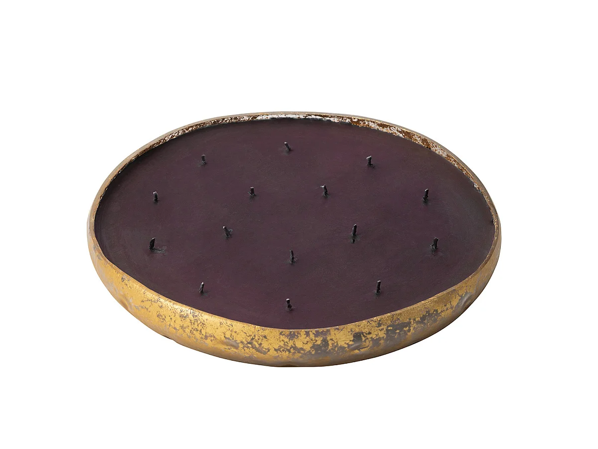 Bougie Parfumée Ronde "M-Chic" 37cm Oud & Amber