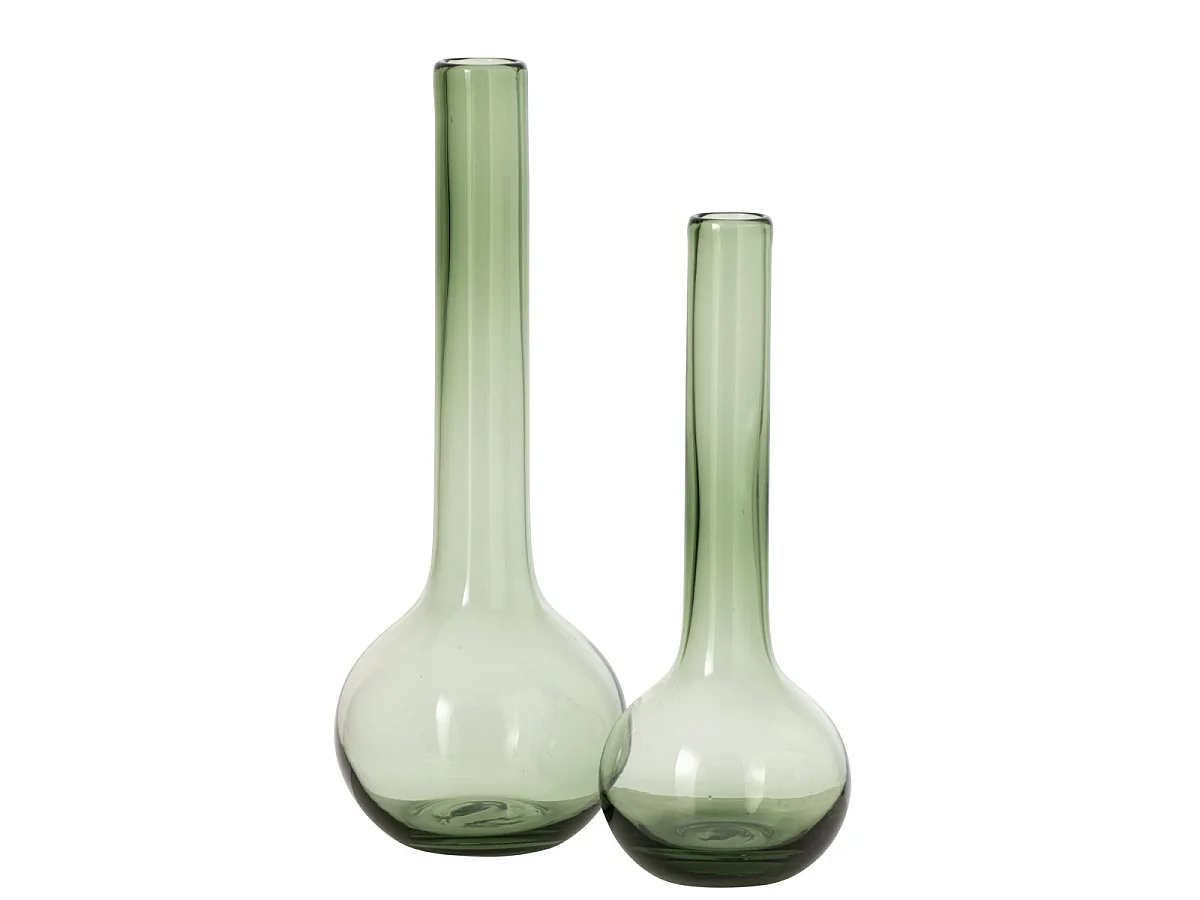 Vase Soliflore en Verre "Kyoto" 46cm Vert