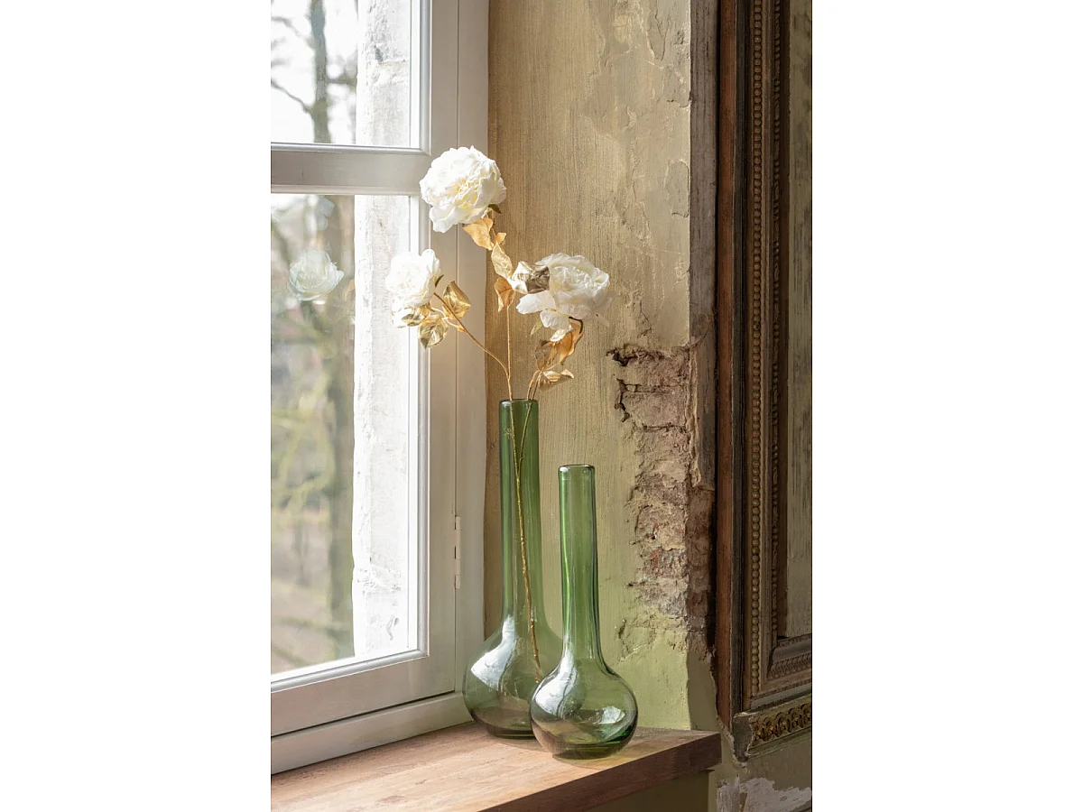 Vase Soliflore en Verre "Kyoto" 46cm Vert
