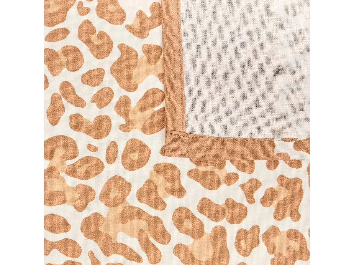 Nappe en Coton "Leopardi" 150x250cm Beige