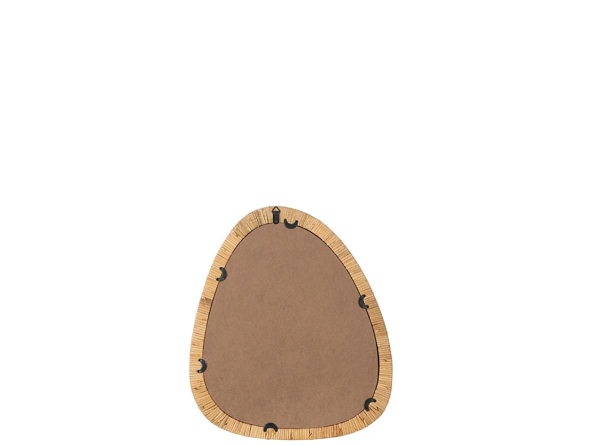 Miroir Mural Design "Dusty" 46cm Naturel