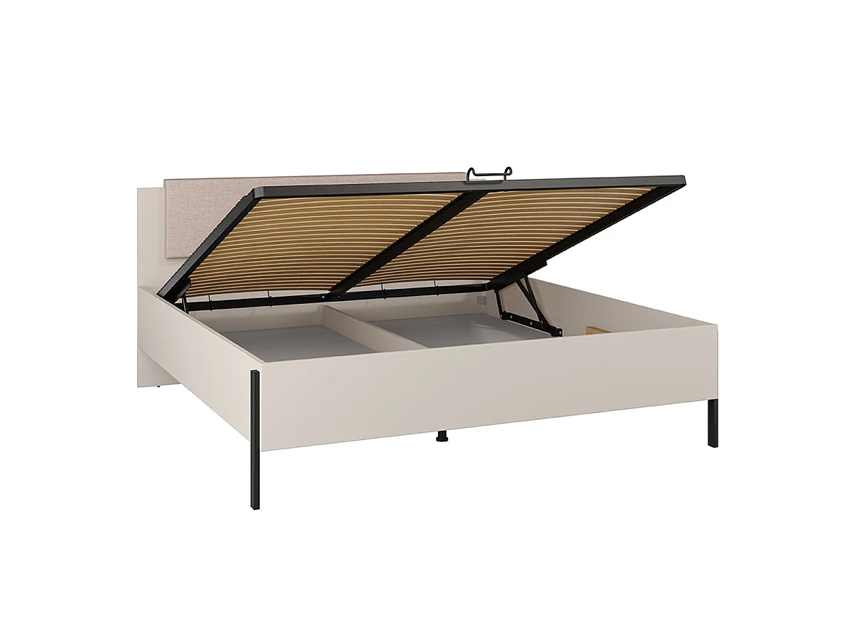 Seng med opbevaringsrum 180x200 sengebund inkluderet Bérénice Kashmir